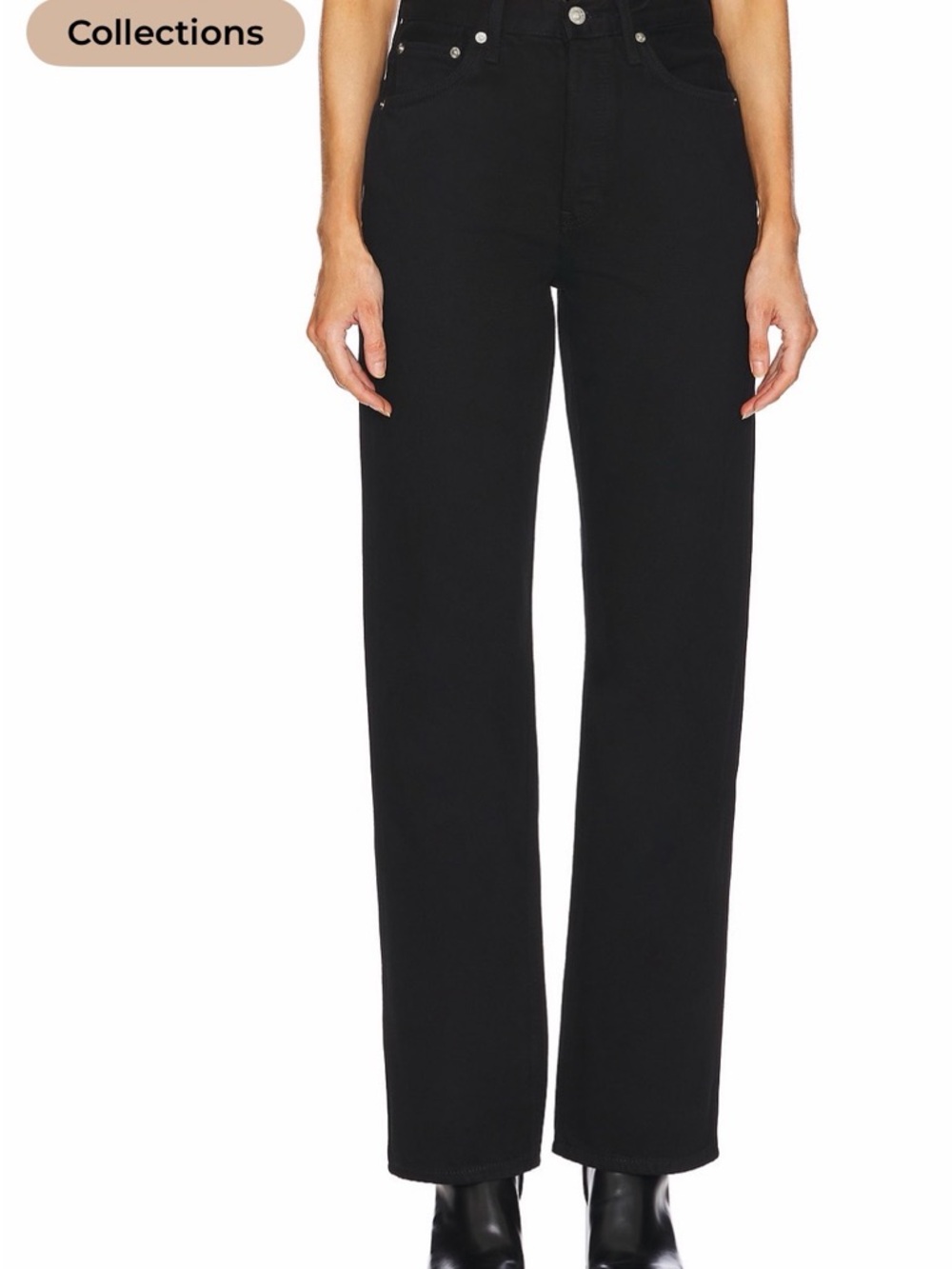 Re/Done 90’s Black High-Rise Jeans